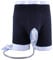 JMYSD Männlicher Tragbarer Urinalbeutel Drainagebeutel, Wiederverwendbarer Urintrichter Pee Holder Collector, Sammelbeutel Silikon Mit Katheter,M