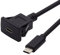 CY USB C Waterproof Cable,USB 3.1 Type C Male to Female Extension Data Power Waterproof Dustproof Cable for Car Panel Mount Design