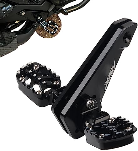 MOQIAOSEIKO Repose-pieds CNC aluminium moto pliant passager arrière repose-pieds pédale repose pied Compatible avec Honda XADV750 X ADV X-ADV 750 2021 2022 2023 2024 2025