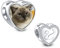 NINGAN Personalisierte Foto Charme Süße kleine Katze Perlen 925 Sterling Silber Charm Geeignet für Damenarmbänder und -ketten