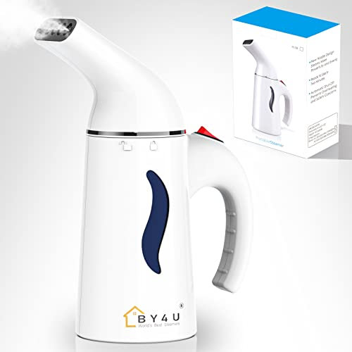 Vaporizador portátil de tamaño de viaje para ropa, vaporizador de mano para ropa, cable de alimentación de 8 pies de largo, 1 libra ligeramente, calentamiento rápido de 40 segundos, 8-10 minutos de
