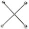 GLOUPIE Chiave A Croce Per Ruote Auto, Camion, Camper, Furgone In Acciaio Verniciato Cromato, Adatta Per Dadi Delle Ruote Avente Larghezza Di 17, 19, 21, 23 Mm