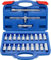 DAKCOS 23tlg 3/8 Öldienst-Schlüsselsatz Öldienstschlüssel Ölablassschrauben Set aus CR-V mit mattierter Chromoberfläche