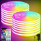 segrass LED neon Lights Strip 30M,DC 24V RGB neon Light Strip APP Fernbedienungen Steuerung Waterproof Flexible Neon LED Strip for Bedroom,Room,Outdoors Décor