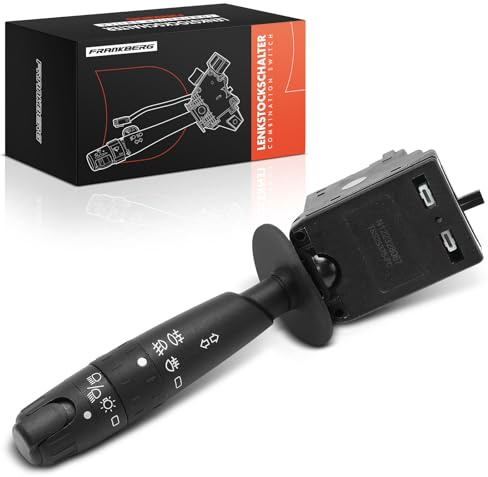 Frankberg Interruptor combinado Interruptor en la columna de dirección | Compatible con 406 8B 406 Break 8E/F 406 Coupé 8C Xantia X1 X2 Xantia Break X1 X2 Replace# 96274722ZL 12 Polos