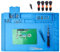 Estera Magnetica de Soldadura, 500 ℃ Resistente al Calor Estera de Plataforma de Reparación, con Escala, 45×30cm, para Soldar, Reparar Componentes Electrónicos, Placas de Circuitos