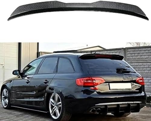 MMUNNA Auto Heckspoiler Für Audi A4 B8 Avant/Allroad 2008-2016,Dach Spoiler Lippe,Heck Heckflügel Deflektor,Kofferraum Spoiler,Kratzfeste Body Modifikation Kits