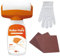 HJYDGJ Weiße Wandfarbe Reparatur 2-in-1 Roller Weiße Wandfarbe ausbessern Wandreparaturroller Farbe Mit Sandpapierhandschuhen