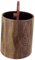 TINEASUR Basura Papelera De Oficina Papelera Antigua Papelera De Casa Contenedor De Papel Usado Papelera De Reciclaje Cubo De Flores Papelera De Cocina Light Brown Páginas