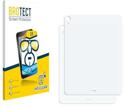 BROTECT (2 Stück Schutzfolie für Apple iPad Air 11 2025 (Rückseite) Displayschutz Folie Ultra-Klar
