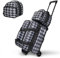 Bowlingtasche mit 2 Bällen und 1 farblich passende Tragetasche für 3 Bälle mit Schuhfach für Schuhe (bis US-Herrengröße 44), einziehbarer Griff, ausziehbar bis 101,6 cm