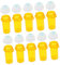 SHERCHPRY 10pcs Pill Bottle Medicine Containers for Pills Travel Essentials and Small Items Lightweight and Portable for Organizing Medication and Reagents