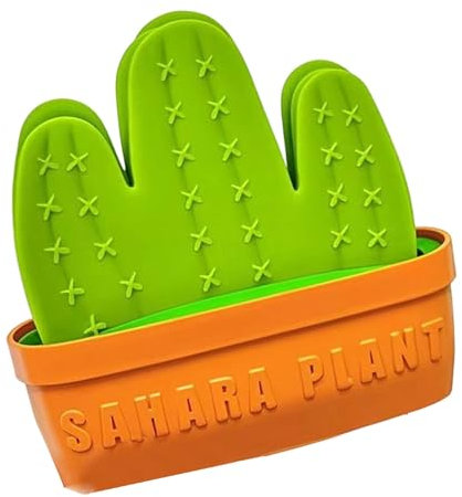 Lot de 6 sous-verres polyvalents en forme de cactus pour salle à manger, bureau, accessoires de bureau, texture en résine PVC