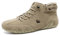 mivoxa Ludwig Deck orthopädische Premium Barfuß-Lederschuhe Premium Barfuß-Lederschuhe aus Italienischem Wildleder - Ultrabequeme und rutschfeste Stiefel für Komfort und Stil