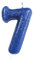 Anniversary House Colourful Blue Glitter Candle, Number 7, 7th Birthday Cake Topper, 7 Centimeters, AHC30/7