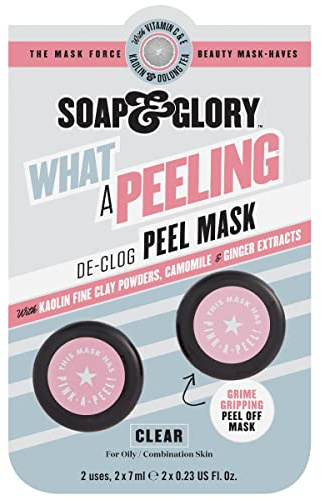 Seife & Glory What a Peeling Reinigungsmaske Abziehmaske frei, 2 x 7 ml