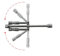 APT Radmutternschlüssel 17mm bis 19mm Radkreuz Qualitätsstahl Radschlüssel Faltbar Kreuzschlüssel
