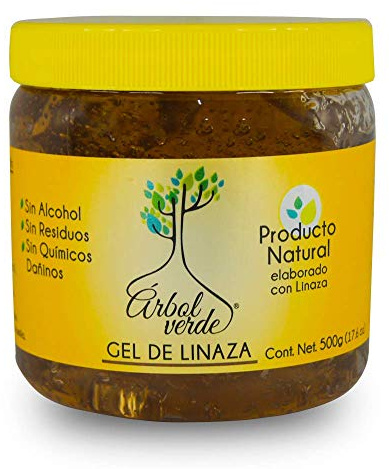 Natürliches Leinsamen-Fixiergel für grünes Haar, 500 g