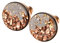Concrete Jungle | Ohrstecker TARA Grey Rosé Damen | | Ohhrringe rund | Schmuck Beton | Geschenk Freundin, Mama, Tochter, Frau Geburtstag
