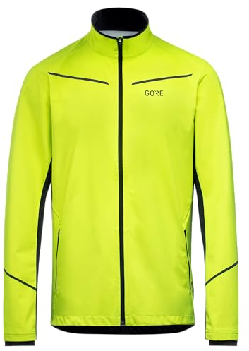 GORE WEAR Herren R3 Infinium Partial Jacke, Neon Yellow/Black, S EU