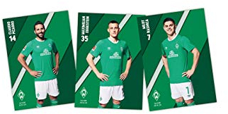SV Werder Bremen Autogrammkarten 2019/2020 ** ohne Unterschriften **