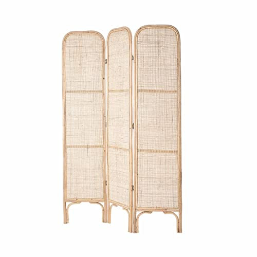 BUTLERS Boho Lounge - Paravent aus Rattan L 120 x H 180cm