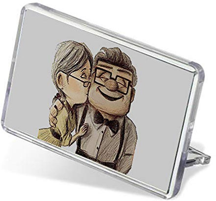 Giftme Carl and Ellie up Sentimental Keepsake Birthday Memories Fridge Magnet.