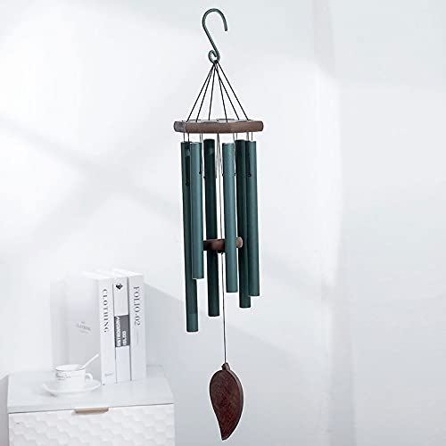 Syfinee Windspiel für den Außenbereich, Gedenkton, groß, tiefer Ton, verstellbare Schwermetrohre, gestimmte Windspiele, für Liebhaber, Gedenkgeschenk, Gartendekoration