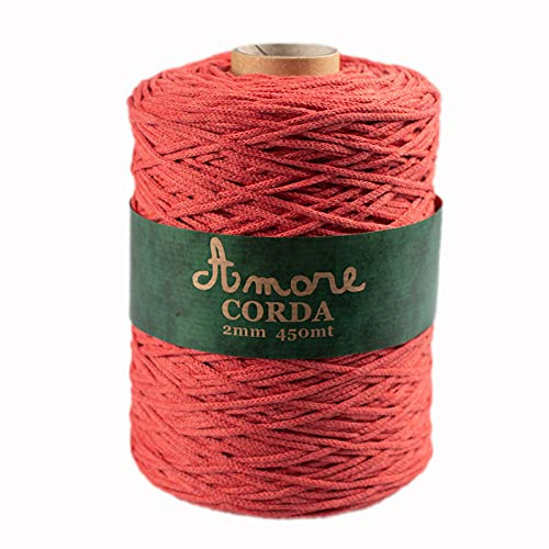 CORDA 2MM MACRAME' (corallo)