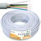 NYM-J 5x2,5mm² Kabel 5m | Feuchtraumkabel für 300V/500V | Elektrokabel 5-Adrig mit PVC Mantel | Ø2,5mm² Stromkabel für Elektroinstallation in Weiß/Grau | Kabellänge am Stück