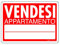 PRINTIX Cartello Vendesi In Polipropilene (PP) Di Spessore 1mm Stampato Con Tecnologia UV Resistente Alle Intemperie Visibilità A Distanza ‎35cm X 50cm (Vendesi Appartamento)