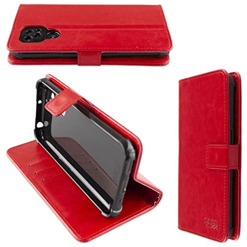 caseroxx Étui pour Doro 8100/8110 / 8200/8210 / 8220, Housse Bookstyle en Cuir Artificiel, Rouge