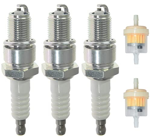 ZAMDOE BPR6ES Zündkerze ersetzt F6RTC F6TC F7TC BPR5ES 7131 2332 415 8415 RN10Y RN10YC RN11YC4 RN7YC RN9Y RN9YC RN9YCC RN9YX für Honda GX110 GX120 GX140 GX160 GX200(3 Stück)