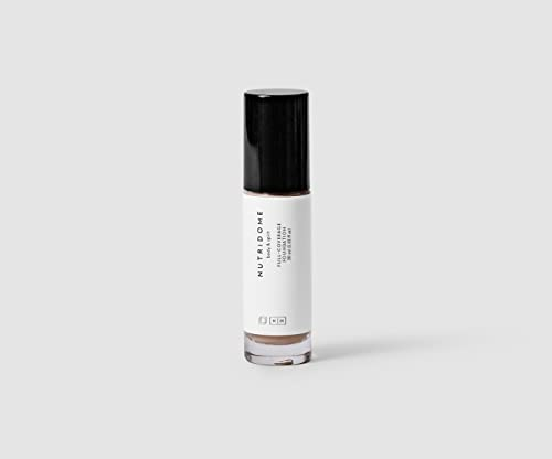 NUTRIDOME Body & Spirit Gesichtsgrundierung Foundation 01 Ivory 30 ml - Deckende in Flüssigkeit für Gemischte Mischhaut Reife Fettige Trocken, Fluid Deckend für Gesicht, Make-up Makiage Tönungscreme