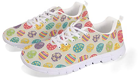 Jndtueit Damen Trainer Athletic Laufschuhe Atmungsaktive Sport Casual Sneakers