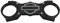 Moto Forcella Anteriore Brace Balance Shock Staffa Sospensione Ammortizzatore Stabilizzatore Supporto per Harley Sportster XLIron 883 1200 (B)