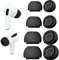 4Paar Ersatz-Ohrstöpsel für Airpods Pro und AirPods Pro 2nd Generation mit Loch zur Geräuschreduzierung,Silikon Ohrpolster Kompatibel mit Airpods Pro2 Ohrhörer passend für die Ladehülle(XS/S/M/L)