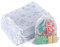 jijAcraft Organzasäckchen Weihnachten Groß, Weihnachten Organza Beutel 13 x 18 CM Weiß, 50 Stück Schneeflocke Organza Beutelchen mit Kordelzug, Bonbons Geschenk Schmuckbeutel