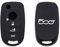 Lage Guscio Cover Chiave in Silicone per Telecomando Auto compatibile con Fiat 500X 4 Tasti (vedere compatibilità nelle foto) – Custodia protettiva colore NERO