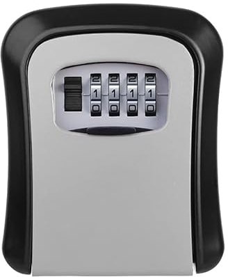 ORTAVA Schlüsseltresor mit Zahlencode,Schlüssel Safe 4 Stellig, Key Safe,Schlüsselkasten mit Zahlencode,Geeignet für Zuhause, Garage, Schule, Baustelle, Fabrikschlüsselsafe
