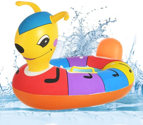 Gonfiabili per Bambini, Ciambella Neonato, Ciambella Mare, Ciambella Neonato Mare,Salvagente Neonata,Tubi Piscina Galleggiante, Baby Salvagente con Braccioli,Ciambella Mare Bambino 6 Mesi a 3 Anni (C)
