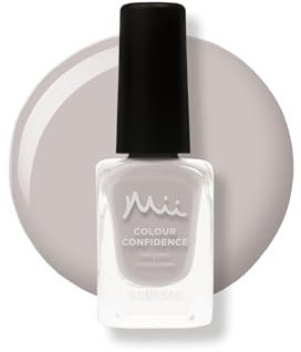 Mii Colour Confidence Quick Dry Nail Paint | Long Lasting & Fast Drying Polish | Nail Strengthening with Nourishing Formula | 14ml | Mostly Modest, Light Nude