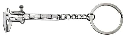 Mini Caliper Portable 0-40mm Key Chain, Small Measuring Gauging Tool, Dad Gifts from Daughter Son, Dad Keyring, Dad Birthday Gifts, Dad Present