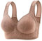 AMDOLE Deals of The Day Front Fasten Sports Bra Minimizer Bras Women UK Sale Clearance Support Bralettes Women Compression Bra Women Nursing Bra Large Breasts Comfort Corset Bra Front Cross Coffee