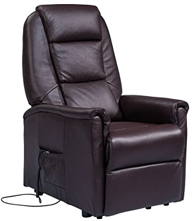 Sime ES-P2 ANPASSBAR relaxsessel elektrisch Zero Gravity, 2 Motoren, unabhängig verstellbare Rückenlehne und Fußteil 2 Räder unverformbarer Sitz Leder seniorensessel elektrisch relaxsessel Schwarz