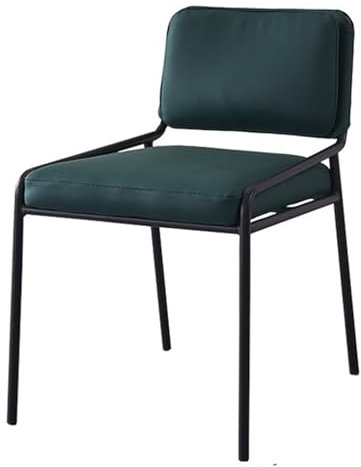 Llchaensc Leder Loungesessel Mid Century Modern Relaxsessel Weich Gepolstert Polsterstuhl Lesesessel Polstersessel Stahlrahmen Für Wohnzimmer Schlafzimmer Arbeitszimmer,Blau