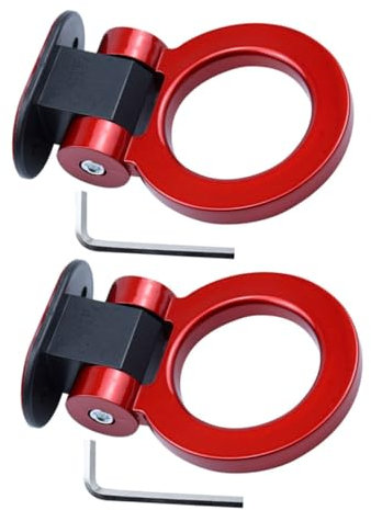 SEWOART 2stücke Abschlepphaken Für Pkw Dekorative Anhängerhaken Aus Abs Einfach Zu Montieren Passend Für Jedes Fahrzeug