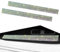 Neferta Lot de 2 bandes de protection de seuil de portière de voiture, 5 x 60 cm, strass décoratifs, multifonctionnels, anti-rayures (multicolore)