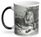 Mug Thermo-réactif Tasse Magique - Le Lion Et Le Rat Fable LaFontaine Gustave Dore Gravure - 325 ml