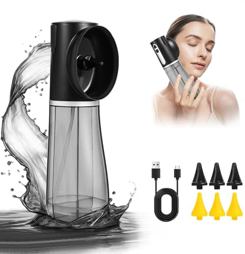Scian Ear Wax Removal, Electric Ear Irrigation Flushing System, Water Powered Ear Cleaner Tool with 4 Pressure Settings, Safe & Effective Ear Cleaning Kit with 6 Reusable Tips, USB Rechargeable, IPX7